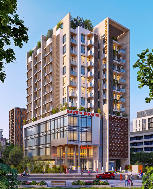 Gawsia Square building view — Bhulta Gawsia, Narayanganj